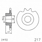 Звезда передняя Esjot 20-0217.11