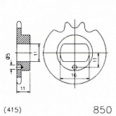 Звезда передняя Esjot 20-0850.11