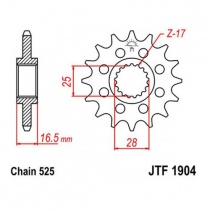 Звезда передняя Esjot 50-29026.15