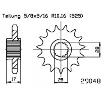 Звезда передняя Esjot 50-29048.15