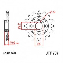 Звезда передняя Esjot 50-32141.14
