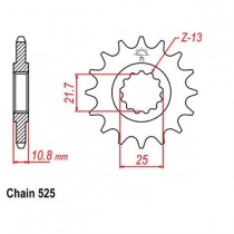 Звезда передняя JR RMC1586.17