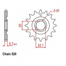 Звезда передняя JR RMC2103.14