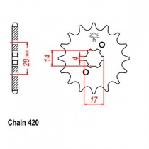 Звезда передняя JR RMC2153.12