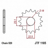 Звезда передняя JT JTF1185.17RB