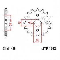 Звезда передняя JT JTF1263.15