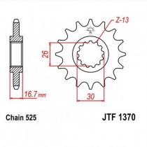 Звезда передняя JT JTF1370.14