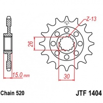 Звезда передняя JT JTF1404.15