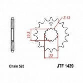 Звезда передняя JT JTF1439.14