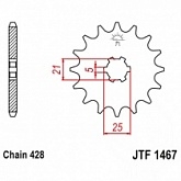 Звезда передняя JT JTF1467.13