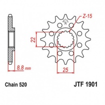 Звезда передняя JT JTF1901.13SC