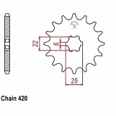 Звезда передняя JT JTF251.16