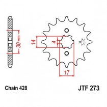 Звезда передняя JT JTF273.14