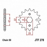 Звезда передняя JT JTF278.18