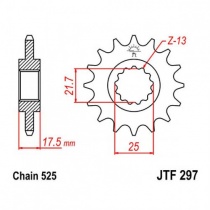 Звезда передняя JT JTF297.16