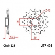Звезда передняя JT JTF404.15