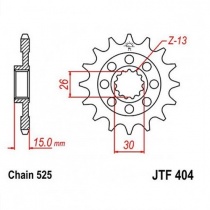 Звезда передняя JT JTF404.16