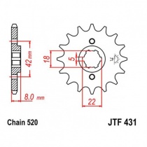 Звезда передняя JT JTF431.15