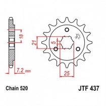 Звезда передняя JT JTF437.14