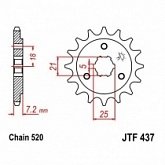 Звезда передняя JT JTF437.16
