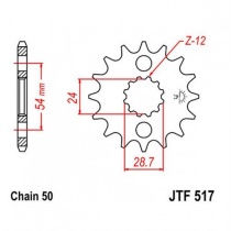 Звезда передняя JT JTF517.15