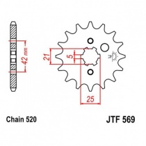 Звезда передняя JT JTF569.14