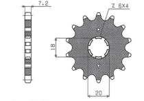 Звезда передняя Sunstar 20714