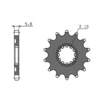 Звезда передняя Sunstar 3A113