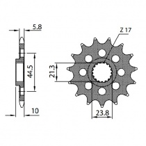 Звезда передняя Sunstar 3A314