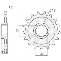 Звезда передняя Sunstar 43216