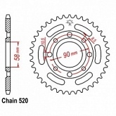 Звезда задняя CHT JTM279.40