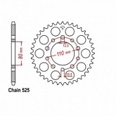 Звезда задняя CHT JTM332.37