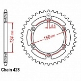 Звезда задняя CHT JTM459.52