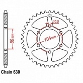 Звезда задняя CHT JTM501.33