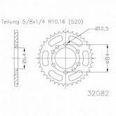 Звезда задняя Esjot 50-32082.38