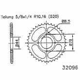 Звезда задняя Esjot 50-32096-24
