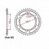 Звезда задняя JR RMT1307.46