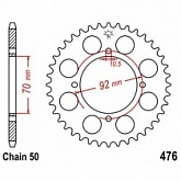 Звезда задняя JR RMT476.35