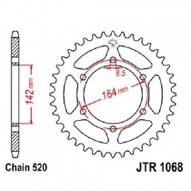 Звезда задняя JT JTR1068.46