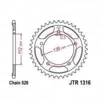Звезда задняя JT JTR1316.41