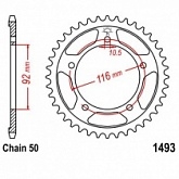 Звезда задняя JT JTR1493.41