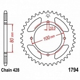 Звезда задняя JT JTR1794.45