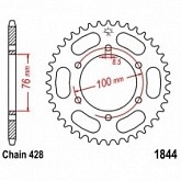 Звезда задняя JT JTR1844.48