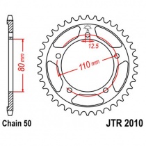 Звезда задняя JT JTR2010.40