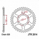 Звезда задняя JT JTR2014.46