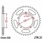 Звезда задняя JT JTR21.40