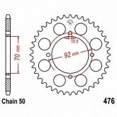 Звезда задняя JT JTR476.44