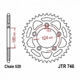 Звезда задняя JT JTR746.43