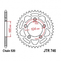 Звезда задняя JT JTR746.46