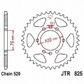 Звезда задняя JT JTR825.46